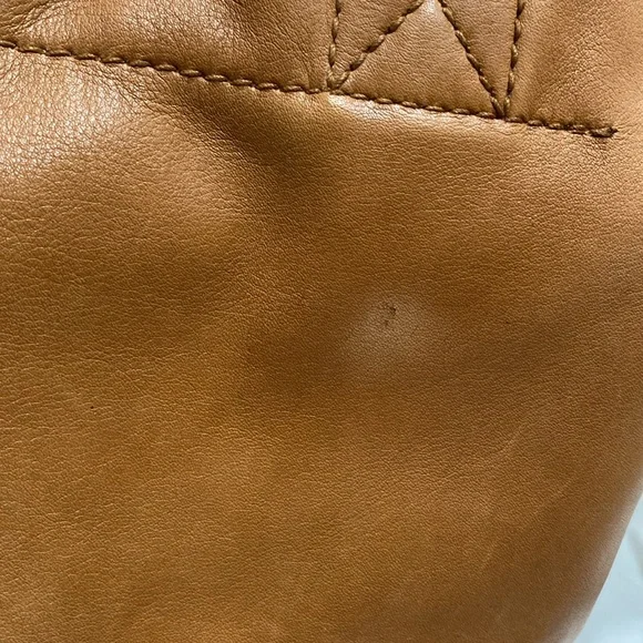 MADEWELL “The Piazza” Soft Tan Leather Tote/ Crossbody Bag - Picture 7 of 16